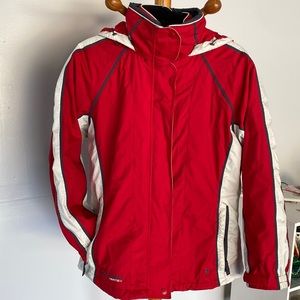 Columbia 2 in 1 fleece & shell winter coat. Small